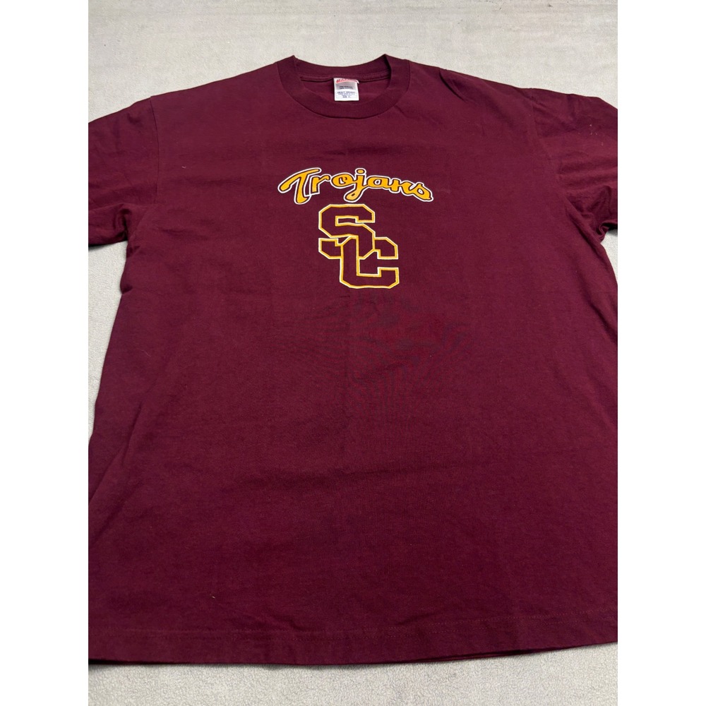 USC Trojans vs Illinois 2008 Rose Bowl Intex Graphic T-Shirt Maroon XL